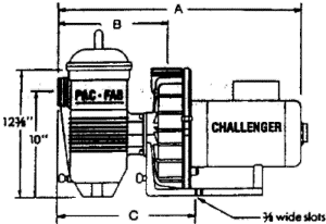 Pac Fab Challenger Swimming Pool Pump - Size